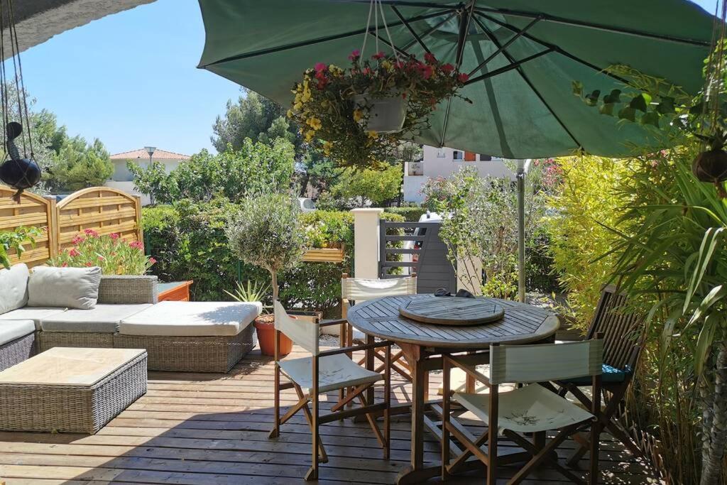 Apartamento La Terrasse Ensoleillée de Sausset - Côte Bleue Exterior foto