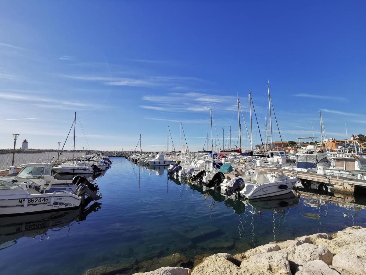 Apartamento La Terrasse Ensoleillée de Sausset - Côte Bleue Exterior foto
